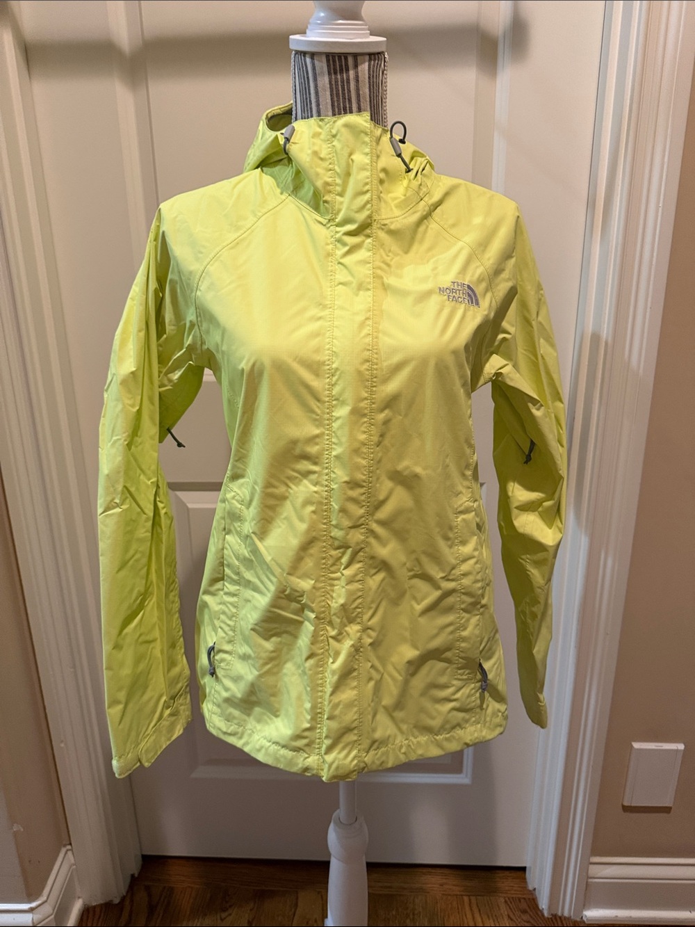 The North Face Women's High-Vis Yellow Hooded Shell Jacket